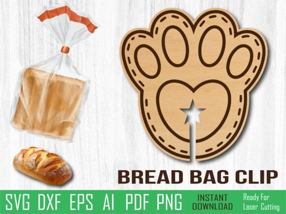 Heart Paw Bread Clip Embroidery Design Review