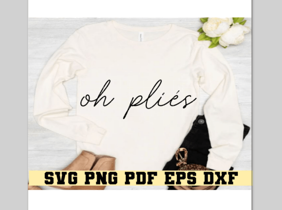 Oh Plies Funny Ballerina T-Shirt Design Review