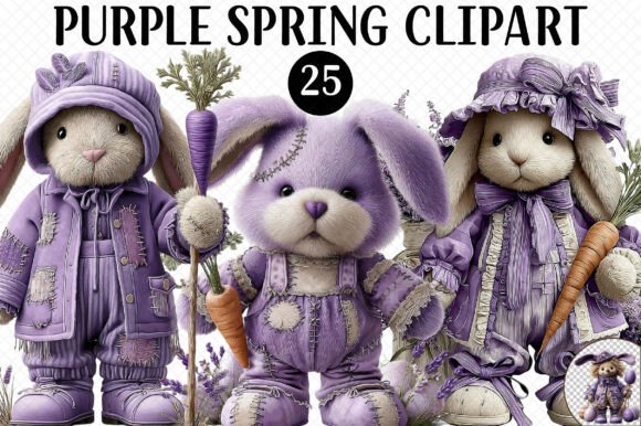 Purple Spring Clipart Review