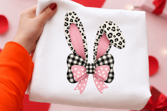 Retro Easter Bunny PNG for Local Business Branding
