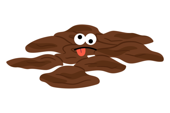 Shit Stain Emoji Graphics for Commercial Use